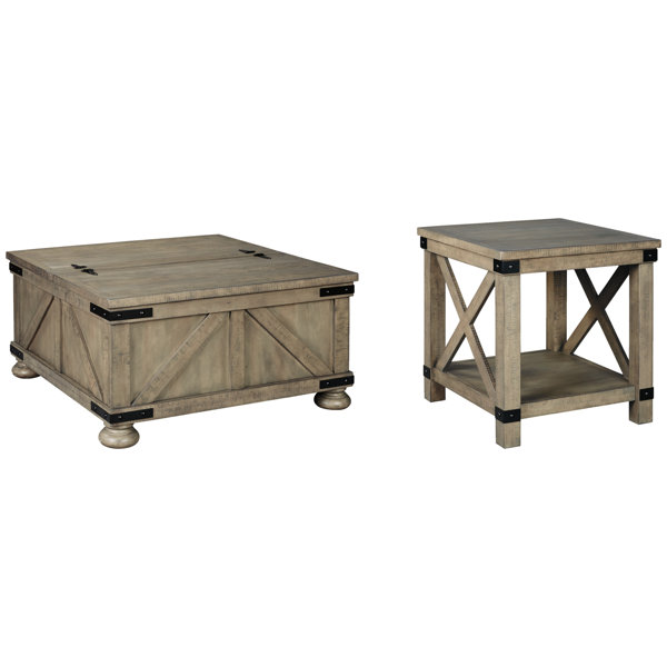 Signature Design by Ashley Aldwin 2 Piece Coffee Table Set & Reviews